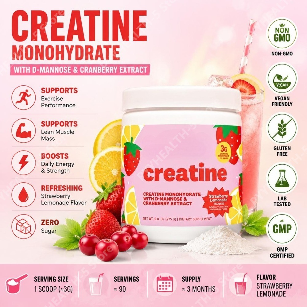 Creatine Monohydrate Powder - Creatine Monohydrate Powder Supplement 3g Serving