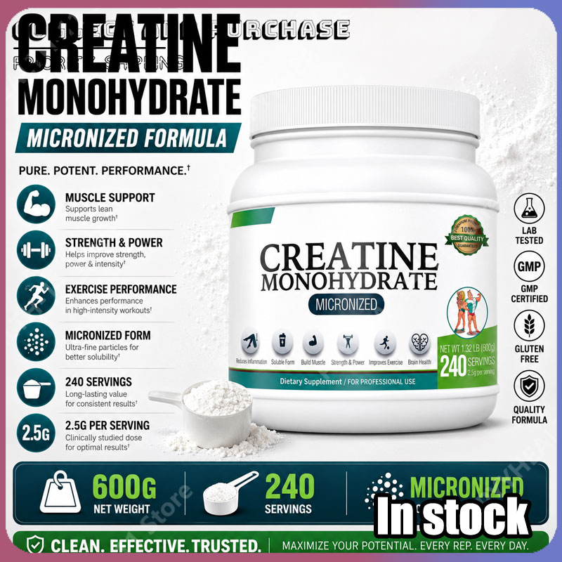 Creatine Monohydrate Powder - Creatine Monohydrate Powder Supports Muscle Strength