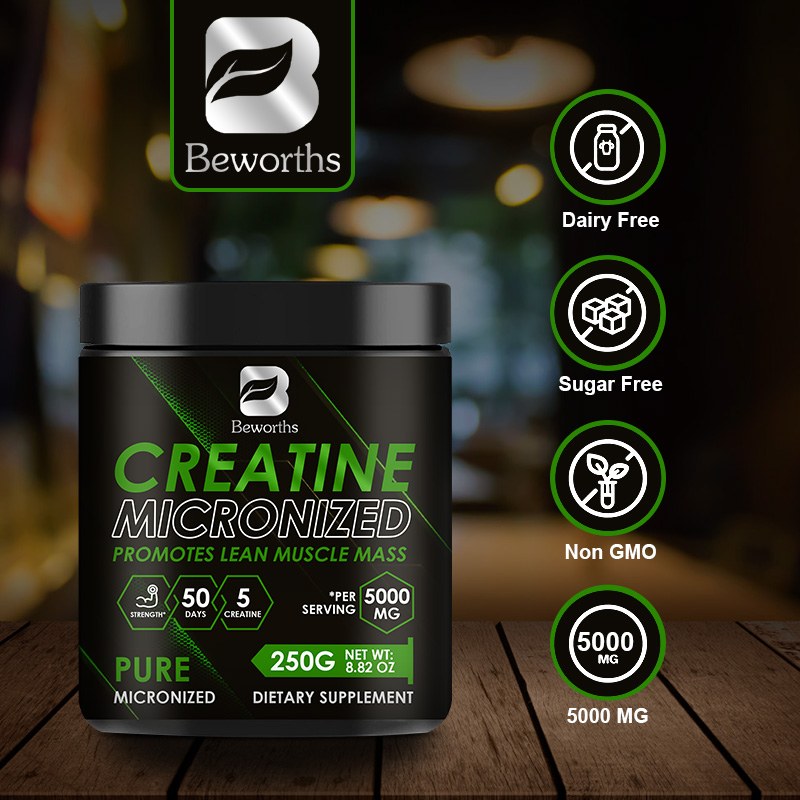 Creatine Monohydrate Powder - Beworths 250g Creatine Monohydrate Powder for