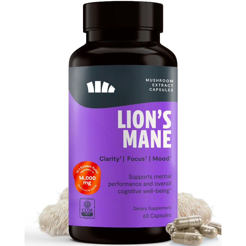 Lion Mane Mushroom - Lion Mane, Turkey Tail, Ganoderma Lucidum,