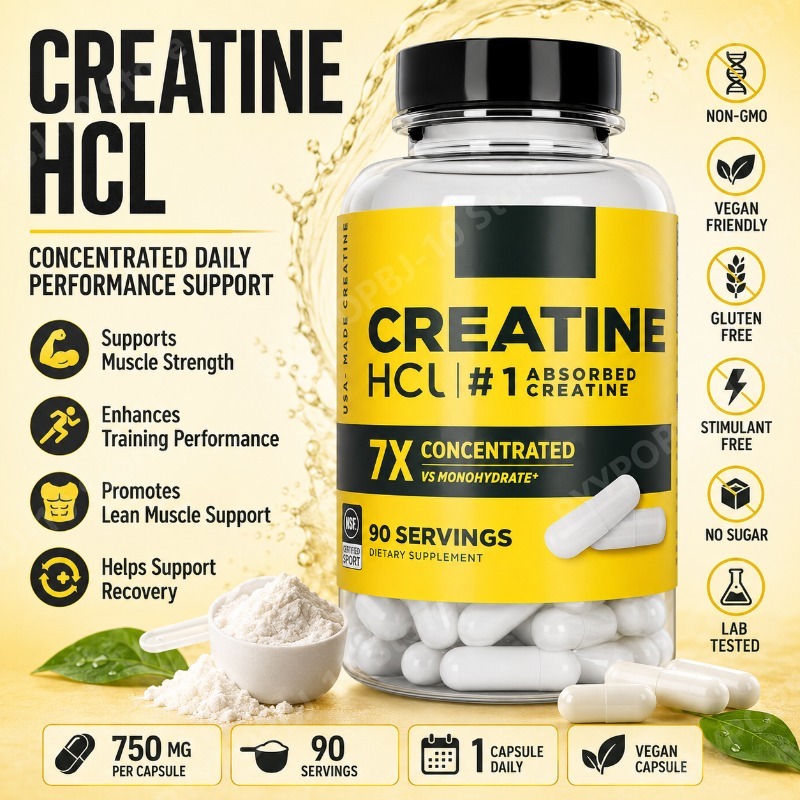Creatine HCl 750mg 90 Capsules - огляд і ціна Nutrition In Fitness