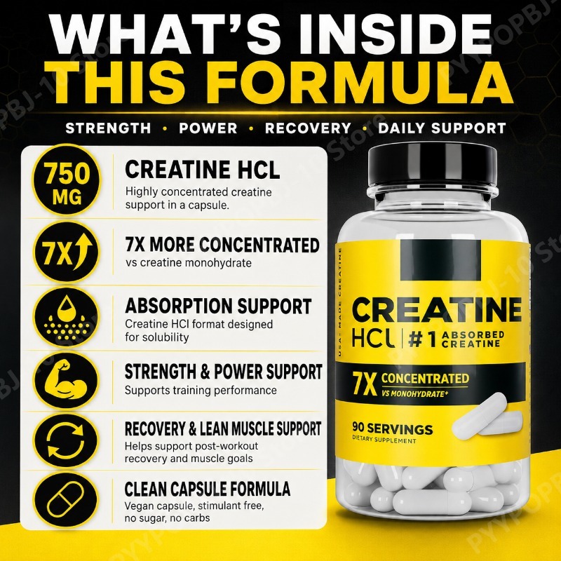 Creatine HCl 750mg 90 Capsules - огляд і ціна Nutrition In Fitness