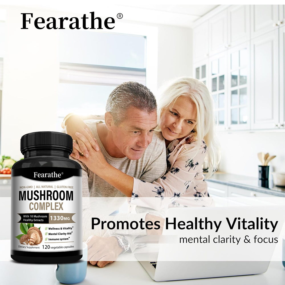 Mushroom Complex Capsules, Lio - огляд і ціна Lion Mane Mushroom