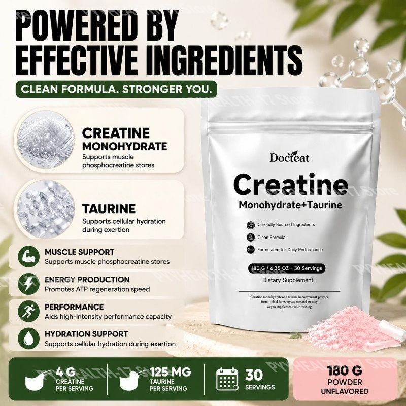 Docteat Creatine Monohydrate+T - огляд і ціна Creatine Monohydrate Powder
