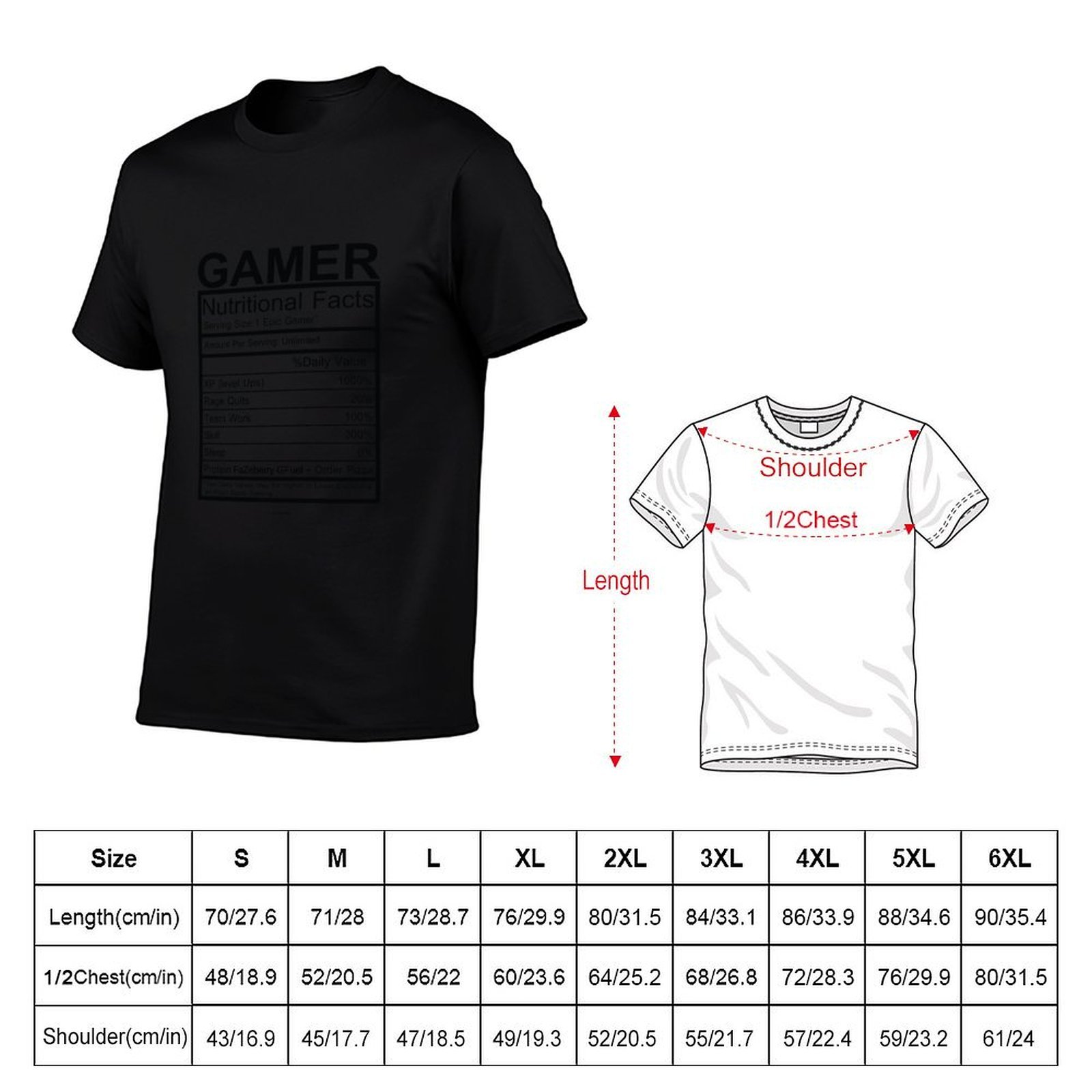 Gamer Nutritional Facts Chart  - огляд і ціна Nutrition In Fitness