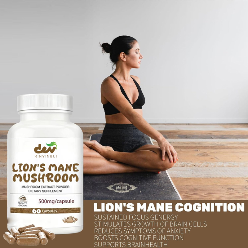 Lion Mane Mushroom Extract Cap - огляд і ціна Lion Mane Mushroom
