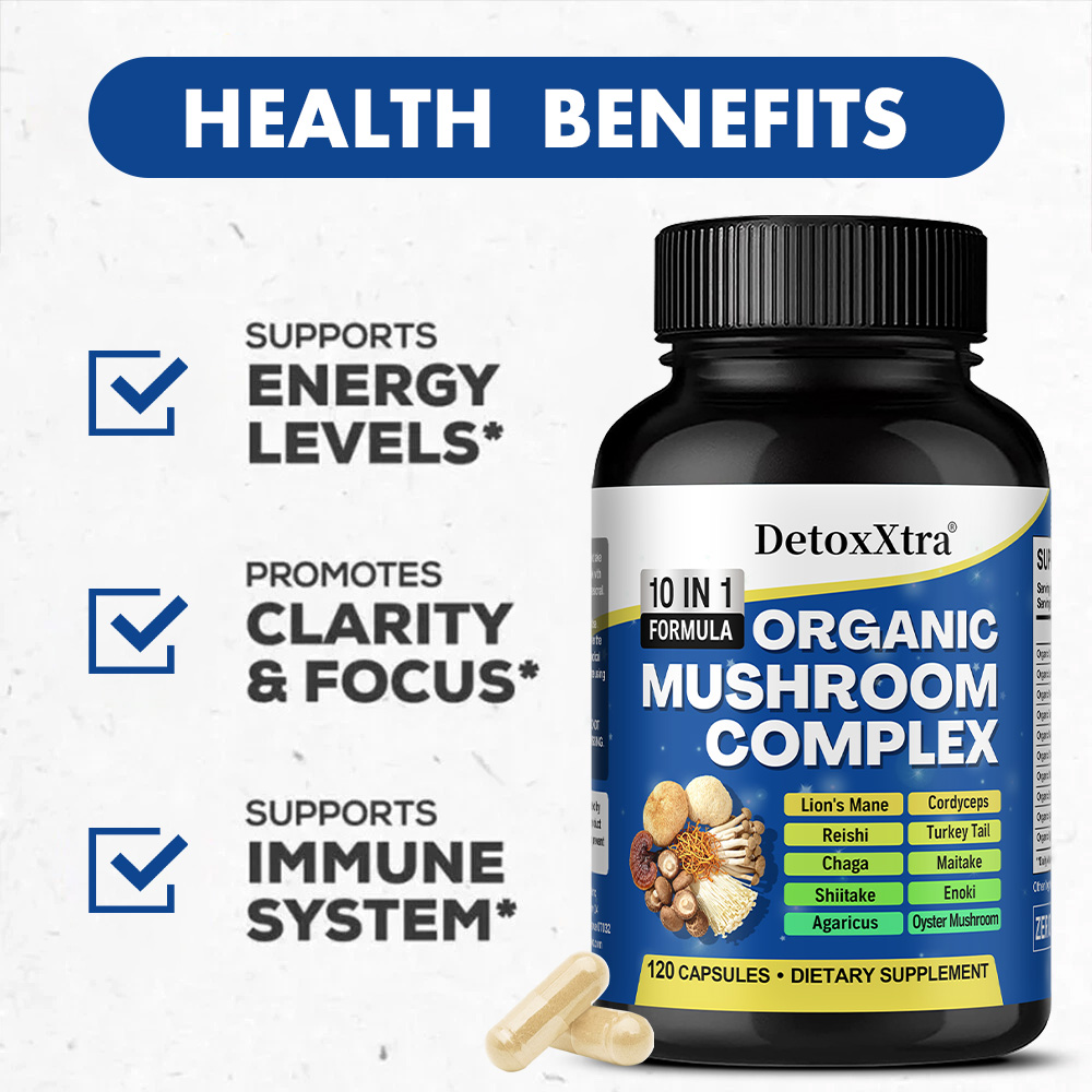 Mushroom Complex Capsules – Li - огляд і ціна Lion Mane Mushroom