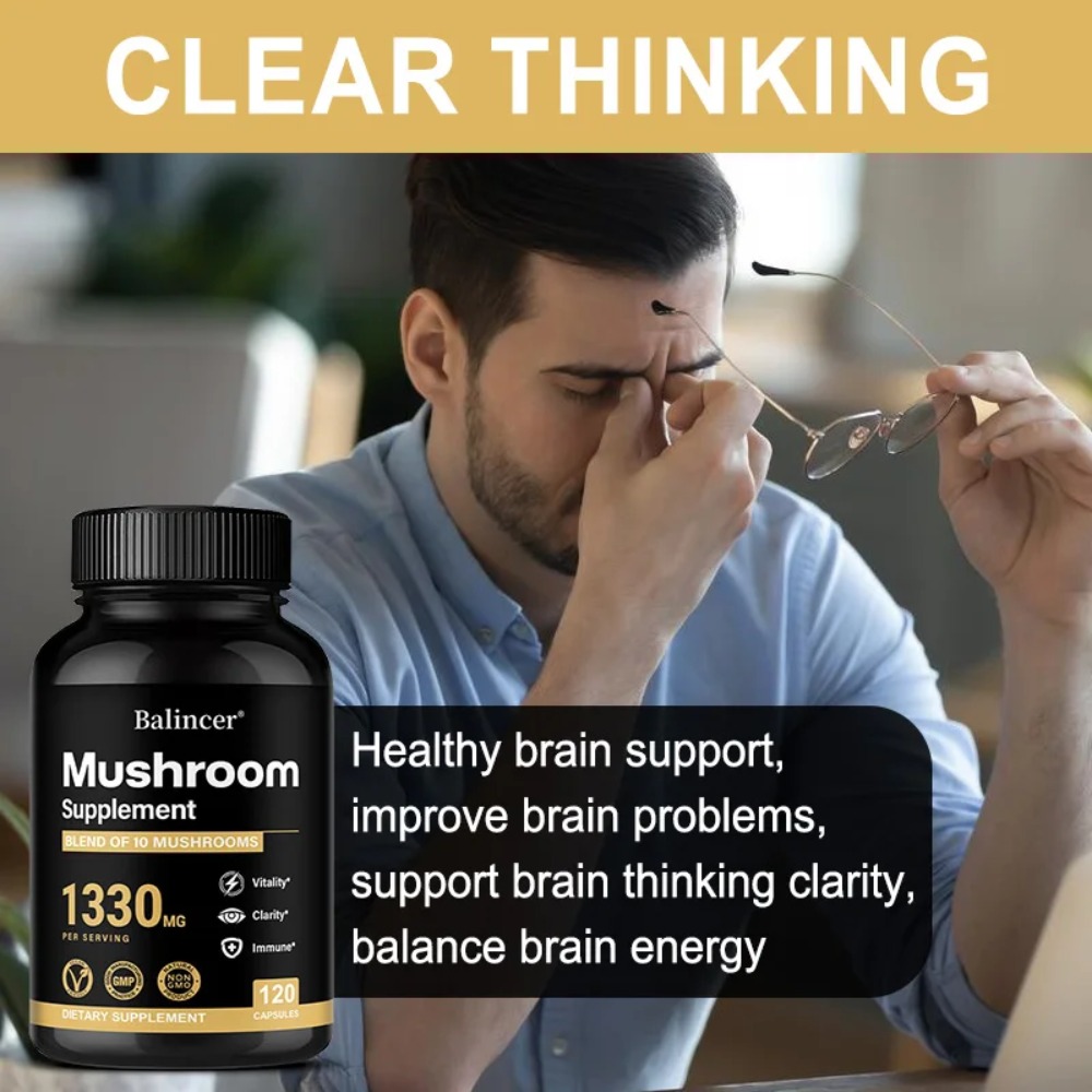 Mushroom Complex Supplements - - огляд і ціна Lion Mane Mushroom