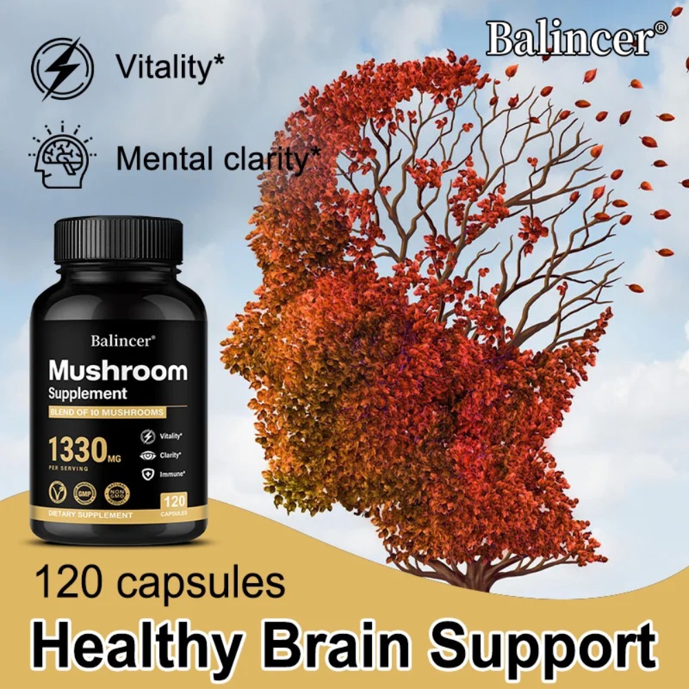Mushroom Complex Supplements - - огляд і ціна Lion Mane Mushroom